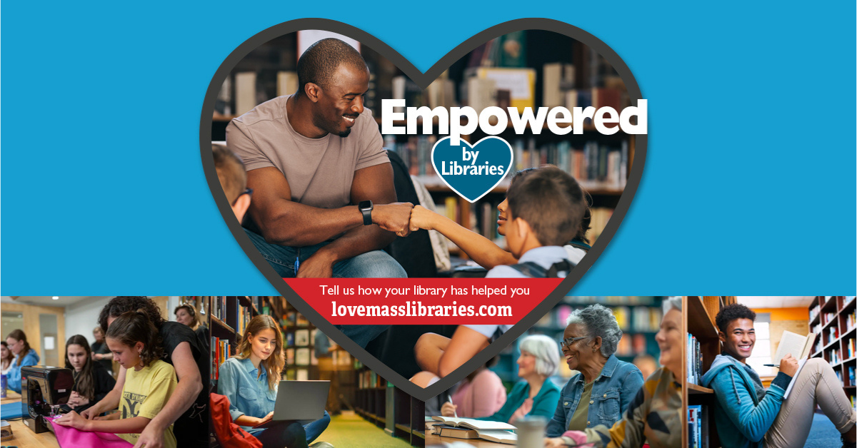 empowered, click to tell how libraries have helped you